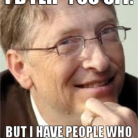 Deadpooled Bill Gates forced meme