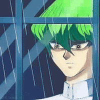 Season 0 Kaiba Staring At the Rain Through a Window