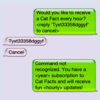Cat Facts Text Trolling