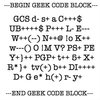 The Geek Code The Geek Code