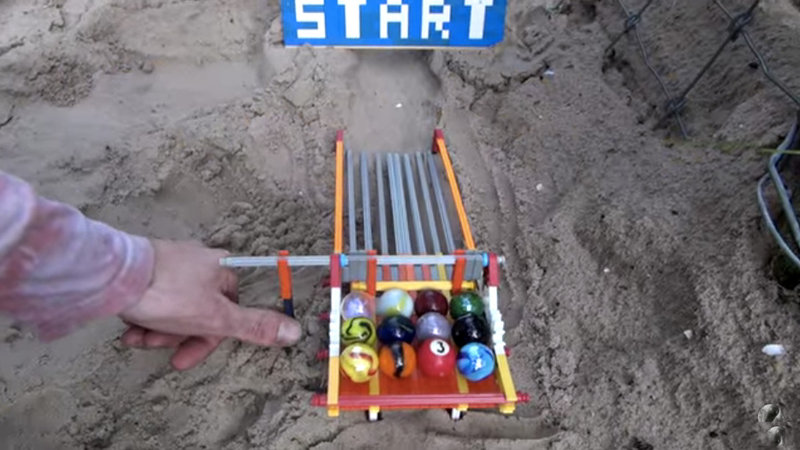 The Longest Sand Marble Run Ever