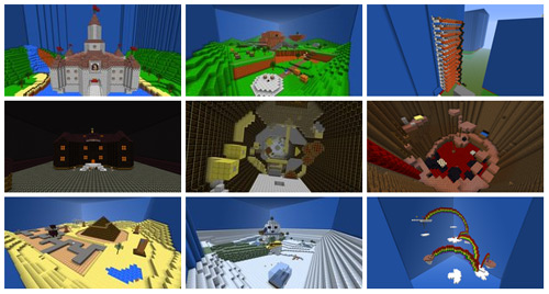 Minecraft Renderings of Super Mario 64