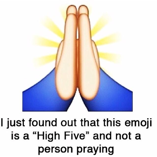Did You Know? This Emoji Depicts the Praying Hand, Not a HighFive Emoji Know Your Meme