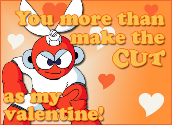 Mega Man Valentine's Day Cards: Cut Man | Valentine's Day ...