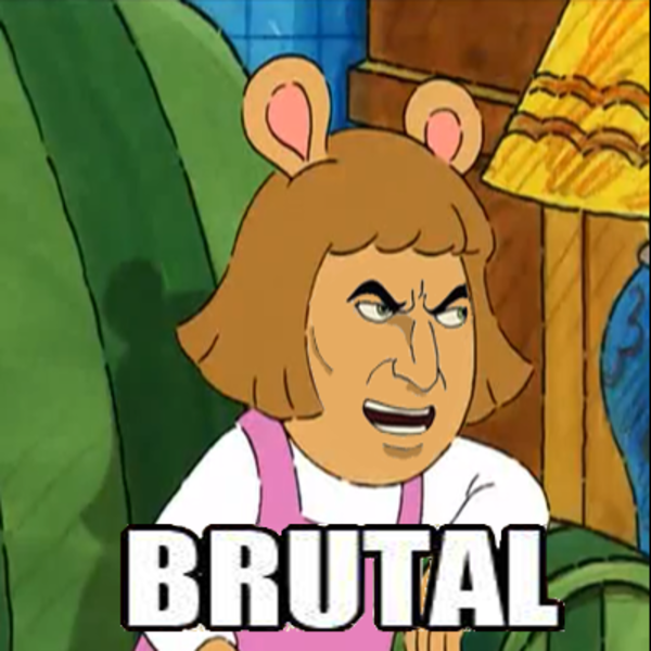 arthur "That's Brutal" Know Your Meme