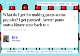 Pants Status