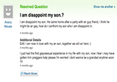 Son, I am disappoint
