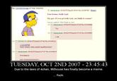 "Milhouse Is Not A Meme"