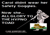 Carol’s Safety Goggles