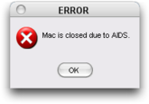 Fake/Funny Error Messages