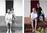 reenact childhood pictures