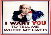 I want YOU to X