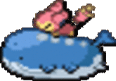 Hot Skitty on Wailord Action