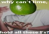 Limes Guy / Why Can't I Hold All These Limes?