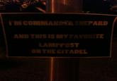 I'm Commander Shepard