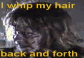 I Whip My Hair Back and Forth