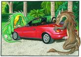 Dragons having Sex with Cars