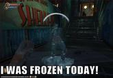 I Was Frozen Today!