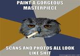 Art Student Owl