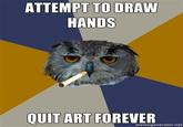 Art Student Owl