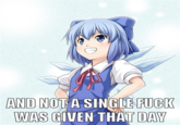 And Not a Single Fuck Was Given That Day