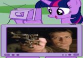 Fluttercry / Characters Watching Tv