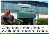 One Does Not Simply Walk into Mordor