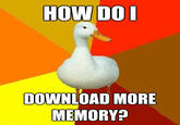 Technologically Impaired Duck