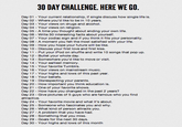 30 Day Challenges