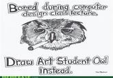 Art Student Owl