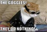 The Goggles Do Nothing!