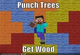 Punching Trees Gives Me Wood