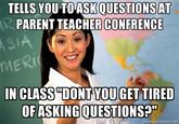 Unhelpful High School Teacher