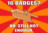 YOU DON'T HAVE ENOUGH BADGES TO TRAIN ME!