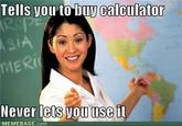 Unhelpful High School Teacher