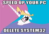 Delete System32