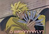 Za Warudo/WRYYYYY