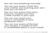 You are now breathing manually