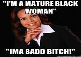 Irrational Black Woman