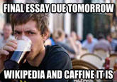 Lazy College Senior