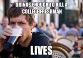 Lazy College Senior
