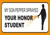 Casually Pepper Spray Everything Cop