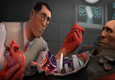 Pyro Sitting Down