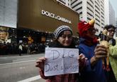 Dolce & Gabbana Photo Ban Protest