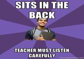know it all student