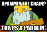 That's a Paddlin'