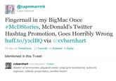#McDStories