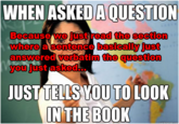 Unhelpful High School Teacher