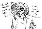 Glasses Sayaka / Too bad, it was just me!