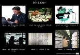 What People Think I Do / What I Really Do